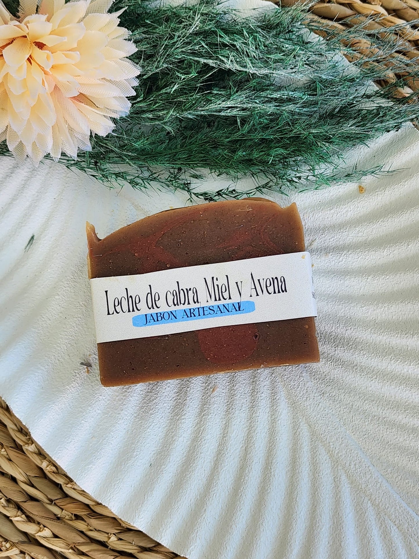 leche de cabra, miel y avena