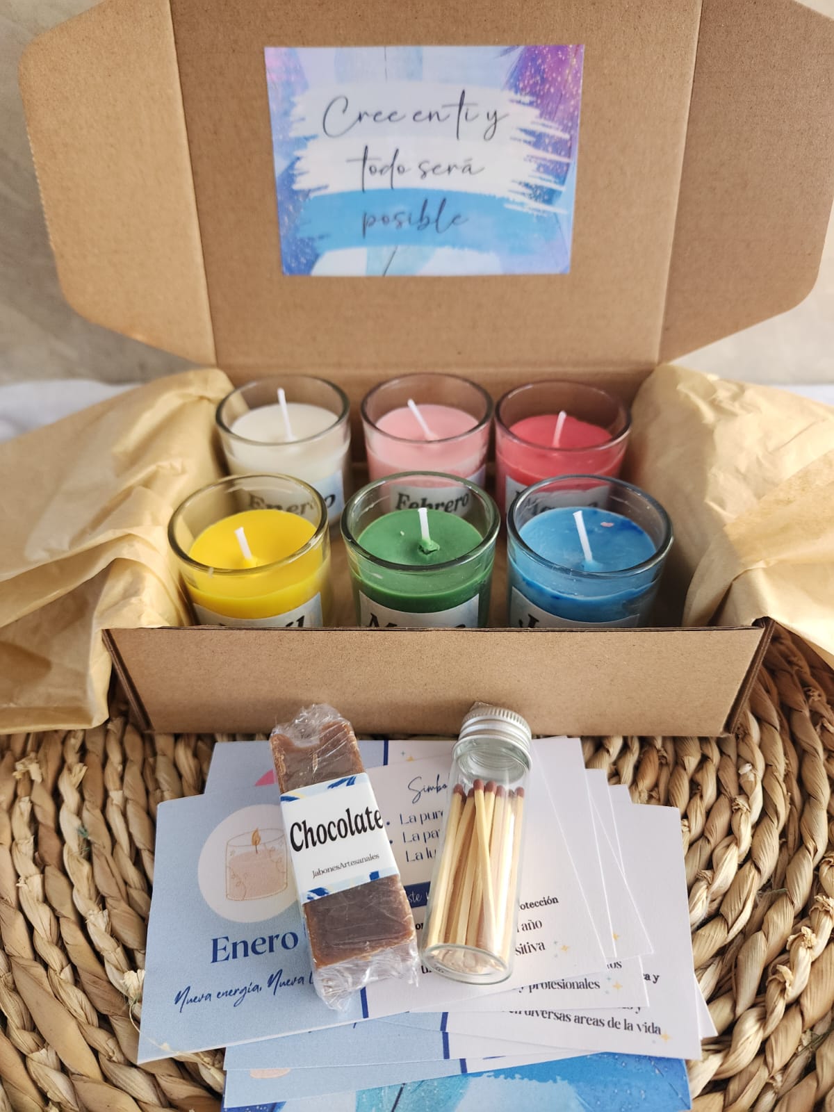 kit de velas cree en ti