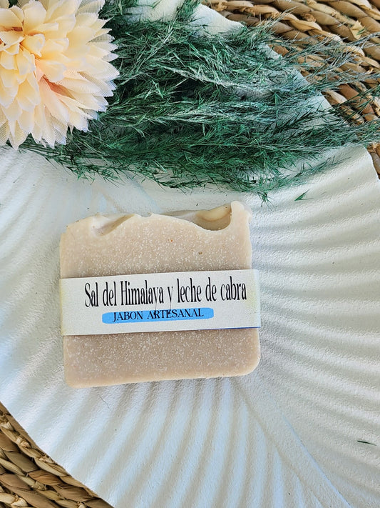 sal del himalaya y leche de cabra